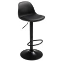 Taburetes Cocina Regulables Bistro Negro 80-100 cm
