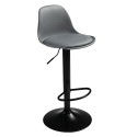 Taburetes Cocina Regulables Bistro Gris 80-100 cm