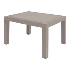Mesa Exterior de Centro Fija Color Marrón 46x59 cm