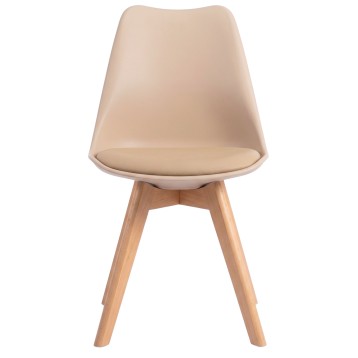 silla bistro beige 1