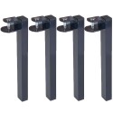 Juego de Patas para Somier Superior Cama Canguro 30x30 mm (Pack 4)