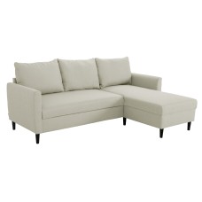 Sofá Chaise Longue Capri Reversible Color Beige 192 cm
