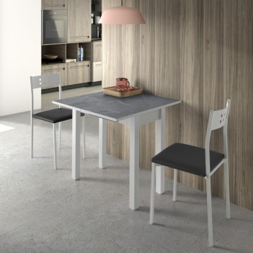 mesa cocina bleca mármol ambiente