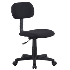 Silla giratoria Lucky color Negro estudio juvenil moderna