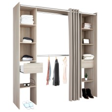 Armario Abierto Dana Roble Habitación 115-190x203 cm