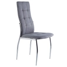 Silla Comedor Dest Estilo Moderno Color Gris