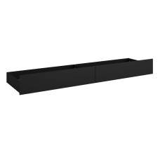 Cajones Bajos Cama De Matrimonio Celest Color Negro Stipple 190-200x51x22 cm