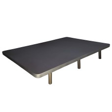 Base de Cama de Rejilla Tapizada Transpirable 3D Gris (Pack 6 Patas )