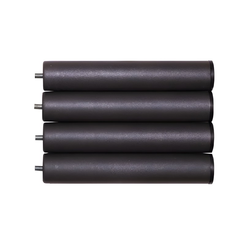 Set de 4 cilindros de mecanismo reclinable en color gris oscuro con tornillos de fijación lateral