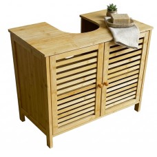 Mueble Auxiliar de Baño Bajo Take Bambú Color Marrón 60x65 cm