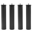 Juego de Patas para Somier Cilíndricas 25 cm (Pack 4)