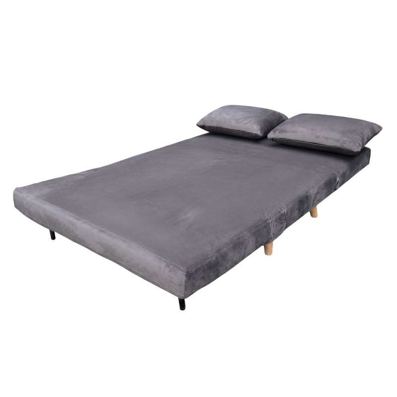 sofa cama gris oscuro 1