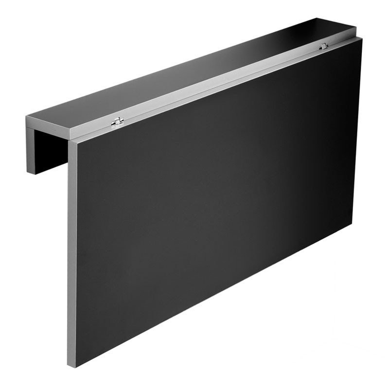 Mesa Cocina de Pared color Negro 80x10-50 cm - Miroytengo.com