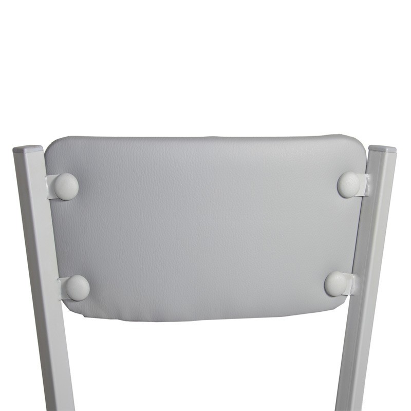 Silla poliuretano color combinado negro/gris Silla poliuretano color combinado negro/gris