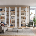 Decoración de estantería de salón: ideas prácticas y bonitas