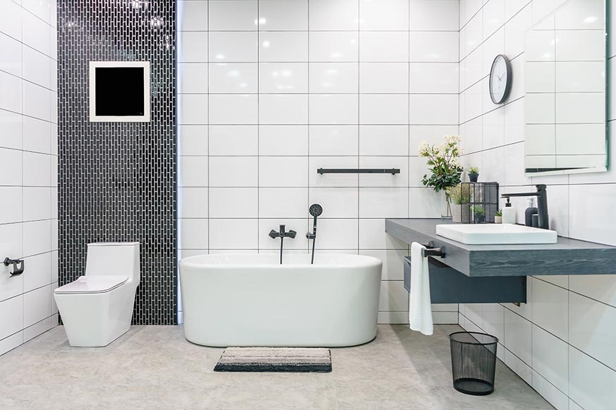 Baño con bañera