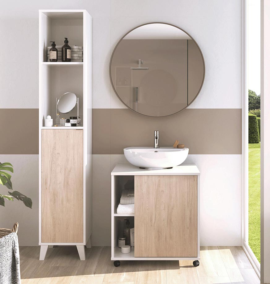 Baño pequeño moderno